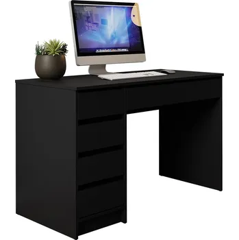 Psací stůl Mirjan_zondo PC stolek Heranor (černá)