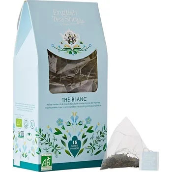 Party dekorace English Tea Shop Čaj bílý čistý bio, 15 pyramidek