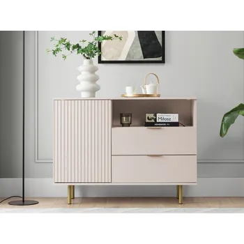 Komoda MOB Komoda Newelon K1D2SZ NW01 (kašmír + zlatá)