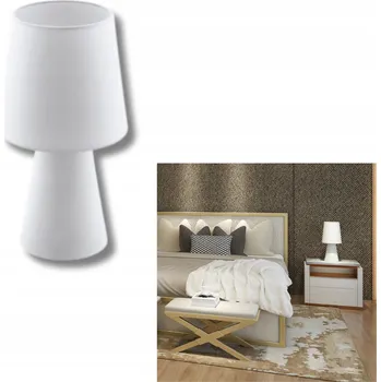 Lampička Biała Lampa Stołowa Noční Eglo Carpara Do Ložnice Obýváku