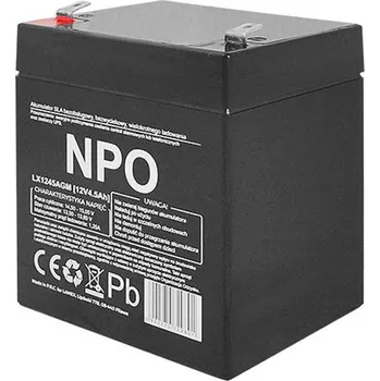 Záložní baterie Akumulátor Lamex 12 V 4,5 Ah