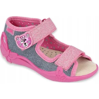 Chlapecké bačkory Befado dětské papuče na suchý zip, vícebarevné, velikost 21