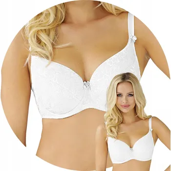 Podprsenka PODPRSENKA BONA FULL CUP BÍLÁ - Bílá, 95B vyztužená Unikat
