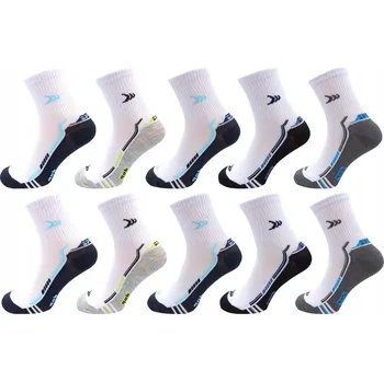 Pánské ponožky Ponožky 42-46, mix vzorů, netlačící, 10 ks