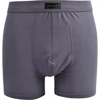 Boxerky 4XL PÁNSKÉ BAMBUSOVÉ BOXERKY ŠEDÉ VELKÉ