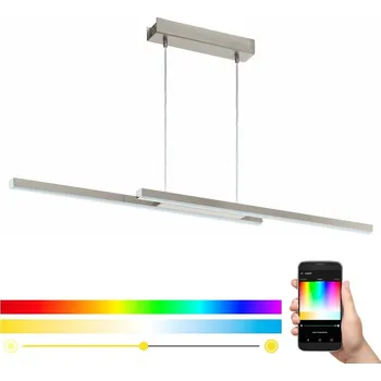 Eglo 33232 - LED RGBW Stm. lustr na lanku FRAIOLI-C LED/34W/230V matný chrom