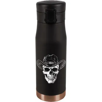 Termohrnek 016_VICARLO TERMOHRNEK S GRAVÍROVÁNÍM NA KÁVU NEBO LEBKA V KLOBOUKU