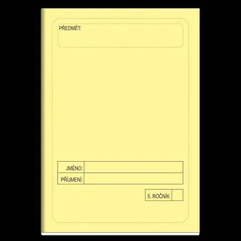Školní sešit 5. ročník (žlutý)