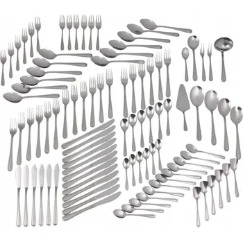 Příbor Německá sada příborů NEREZOVÁ OCEL do myčky 100 ks pro 12 osob MALMO