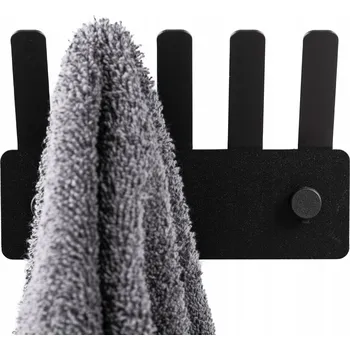 Věšák Háček na hmoždinky Gold label černý