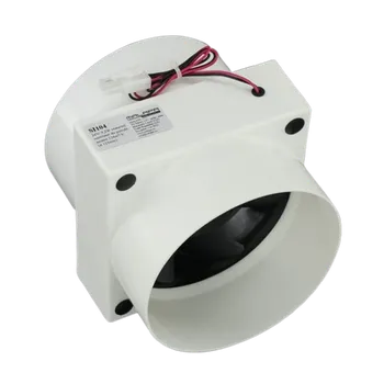 Vzduchotechnika SI104 - 24V/ 9,2W vestavný ventilátor do potrubí axiální 234m³/ h (⌀ 125mm)