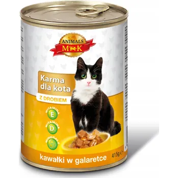 Krmivo pro kočku MK ANIMALS Konzervované Krmivo pro kočky s drůbežím masem 415 g