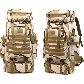 turistický batoh Vojenský taktický maskáčový evakuační Batoh 100L