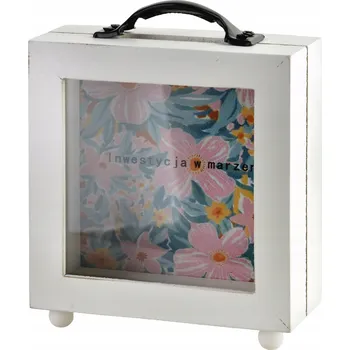 Pokladnička ADI Pokladnička 12x15x5 cm Investice do snů