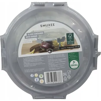 Dóza na potraviny Skleněná dóza s víkem kulatý 910 ml