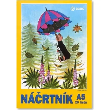Výtvarný papír Náčrtník KRTEK A5, 20 listů