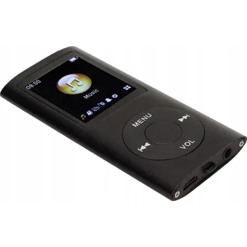 MP3 přehrávač Spacnana černý 64 GB Bluetooth diktafon