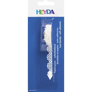 Lepicí páska HEYDA Samolepicí papírová krajka - vějířky 10 mm x 2 m