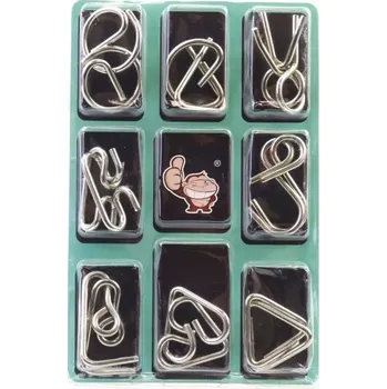 Hlavolam Kovový hlavolam – sada 3 logických hádanek pro děti i dospělé