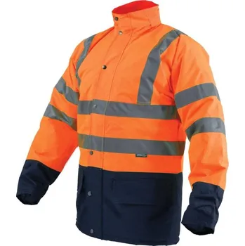 pracovní bunda Bunda zateplená výstražná FLASH, XXXL oranžová STALCO S-44062