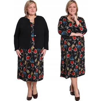 Dámské šaty Černá šaty sukně 48/50