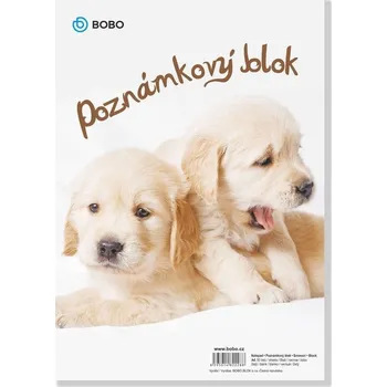 Poznámkový blok ZVÍŘATA A4, čistý, 50 listů