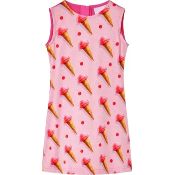 Dívčí šaty Šaty dětské, neonově růžové, velikost 128