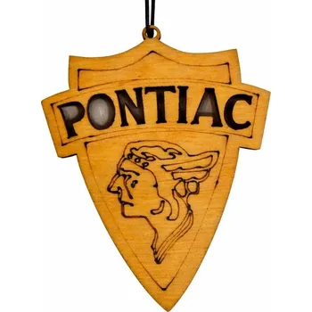 Vůně do auta Mácova Dílna Dřevěná vůně do auta - znak Pontiac Vůně: Black Cherry
