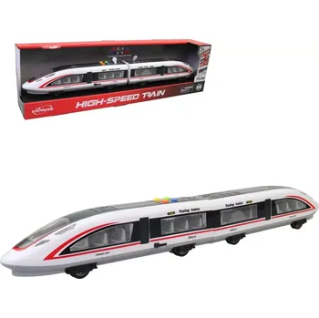 Vláček a vláčkodráha Interaktivní vysokorychlostní vlak na baterie pro děti