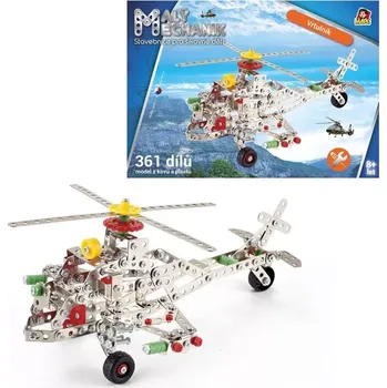 ostatní stavebnice MaDe Malý mechanik Vrtulník 364 ks