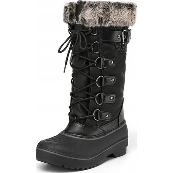 Dámská zimní obuv Dámské Sněhule Nepromokavé Protiskluzová Podrážka Černé 38