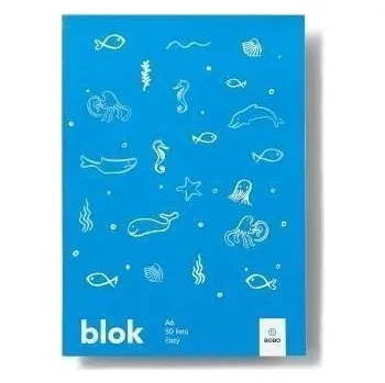 Poznámkový blok SVĚT A6 - čistý 50 listů