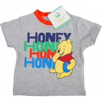 Chlapecké tričko Tričko s krátkým rukávem s motivem medvídek Pú. Velikost 80 cm.