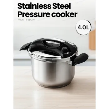 Tlakový hrnec Tlakový Hrnec Edenberg 4 l stříbrný