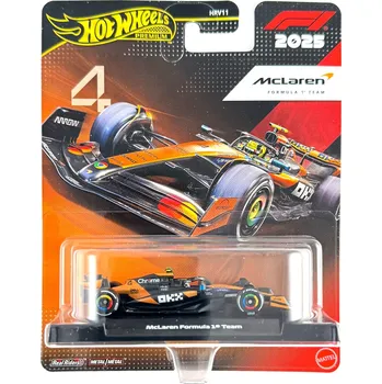 autíčko Hot Wheels Premium 2025 F1 McLaren Formula 1 Team No 4 Lando Norris