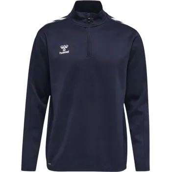 Pánská mikina Sportovní mikina pánská Hummel Core XK Half ZIP Poly Sweat, velikost S, tmavě modrá