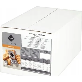 Cukrovinka Vanilkové sušenky (200 ks x 6g) 1,2kg Rioba jednotlivě balené
