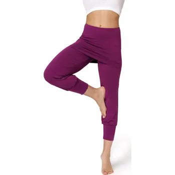 Dámské legíny Bellivalini Kalhoty na jógu se sukýnkou 3/4 3XL