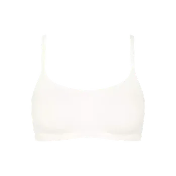 Podprsenka Dámský top GO Daily Cotton Top - WHITE - bílý 00GZ - SLOGGI WHITE XL