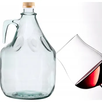 Stojan na víno BALON 5L + VÍČKO Skleněný BALON na VÍNO, Alkohol, VÍNA - DÁMOVÝ ZÁVAZEK, Demižon