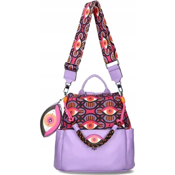 Kabelka EGO kabelka přes rameno eko kůže fialová