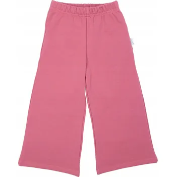 Dívčí tepláky s gumičkou, růžové Nicol, vel.