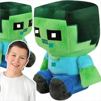 plyšák MINECRAFT BABY ZOMBIE PLYŠÁK ZE HRY PLYŠÁK VELKÝ MAZLÍČEK