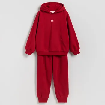 Chlapecká mikina Reserved - Bavlněná sada - hnědá - 584HR-83X - 584HR-83X-134