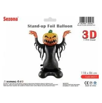 Balónek Balon Halloween Dynia potwór 118x86cm