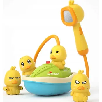 Hračka pro nejmenší Kachničky DO VANY Sada 4 Kachny do Sprchy lodička do vany Hračka PRO DĚTI