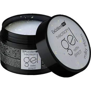 Přípravek na nehty Excellent PRO THIXO Stavební gel LED/UV Mléčný 15g Storm Princess nails