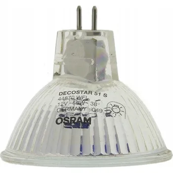 Žárovka Halogenová žárovka Osram Decostar 51S GU 5.3 50 W teplá bílá