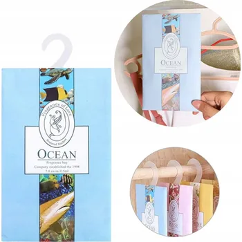 Vůně do bytu Vůně do skříně OCEAN Sáček Závěska do skříně zásuvek Osvěžovač vzduchu