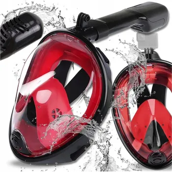 Potápěčská maska Potápěčské Brýle na Šnorchlování Celotvářová S/M Skládací pro Plavání a Šnorchlování